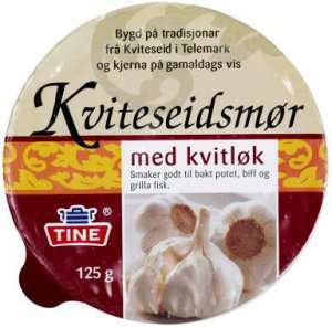 Bilde av Tine Kviteseidsmør med kvitløk.