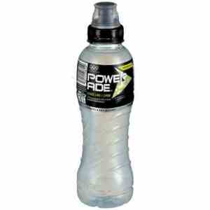 Prøv også Powerade lemon.