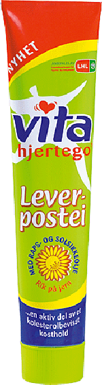 Bilde av Vita hjertego Leverpostei på tube.