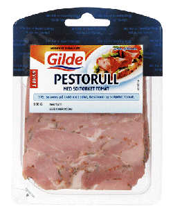Bilde av Gilde pestorull med soltørket tomat. Bilde av Gilde pestorull med soltørket tomat.