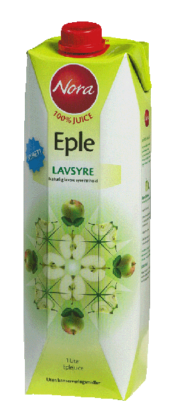 Bilde av Nora eplejuice lavsyre. Bilde av Nora eplejuice lavsyre.