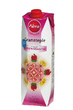 Bilde av Nora Granateplejuice. Bilde av Nora Granateplejuice.
