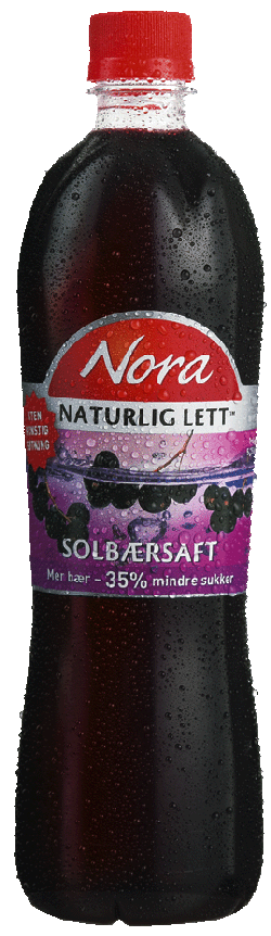 Bilde av Nora Naturlig lett solbærsaft. Bilde av Nora Naturlig lett solbærsaft.