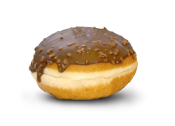 Bilde av Aunt Mabel chocolate ball donut.