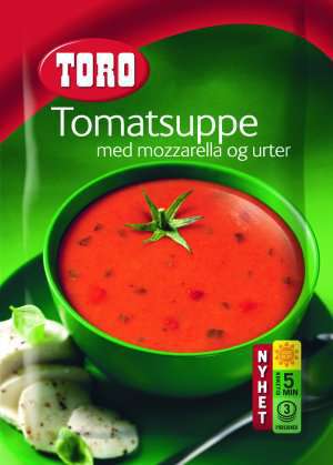 Prøv også Toro tomatsuppe med mozzarella og urter.