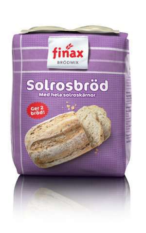 Bilde av Finax Brødmix solrosbrød. Bilde av Finax Brødmix solrosbrød.