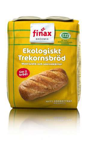 Bilde av Finax Brødmix trekornsbrød.