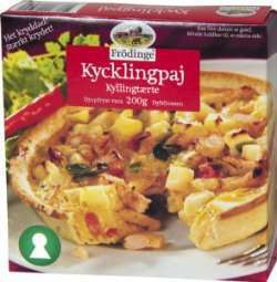 Bilde av Frødinge kyllingpai. Bilde av Frødinge kyllingpai.