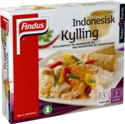 Bilde av Findus Indonesisk Kylling 380g. Bilde av Findus Indonesisk Kylling 380g.
