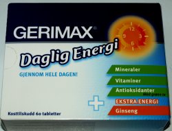 Bilde av Gerimax kosttilskudd. Bilde av Gerimax kosttilskudd.