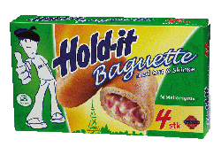 Bilde av Stabburet Hold It Baguette med ost og skinke. Bilde av Stabburet Hold It Baguette med ost og skinke.