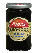 Bilde av Nora 100 prosent blåbær syltetøy. Bilde av Nora 100 prosent blåbær syltetøy.