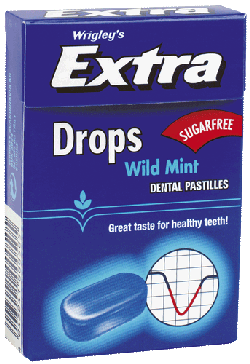Bilde av Wrigleys Extra Drops Wild mint. Bilde av Wrigleys Extra Drops Wild mint.
