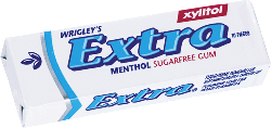 Prøv også Wrigleys Extra Menthol.