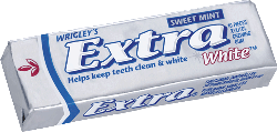 Bilde av Wrigleys Extra White Sweet Mint. Bilde av Wrigleys Extra White Sweet Mint.