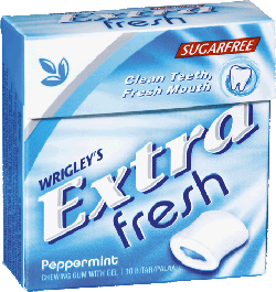 Bilde av Wrigleys Extra Fresh Peppermint. Bilde av Wrigleys Extra Fresh Peppermint.
