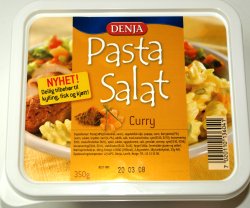 Bilde av Denja pastasalat curry.