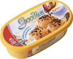 Bilde av Hennig Olsen Goodies Sjokoladeis med sjokobiter. Bilde av Hennig Olsen Goodies Sjokoladeis med sjokobiter.