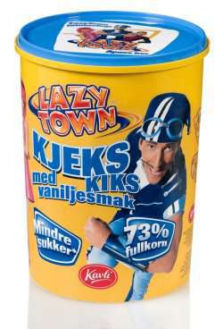 Bilde av Kavli LazyTown barnekjeks med vanilje.