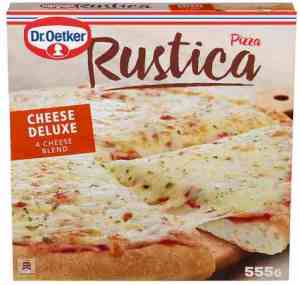 Prøv også DrOetker Rustica Cheese de luxe.