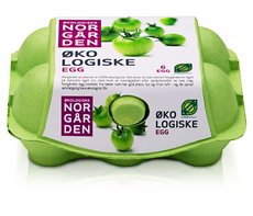 Bilde av Nordgårdens økologiske egg. Bilde av Nordgårdens økologiske egg.