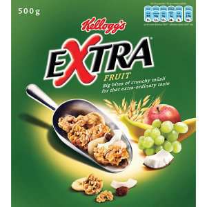 Bilde av Kelloggs Extra fruit. Bilde av Kelloggs Extra fruit.