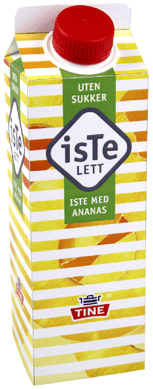 Bilde av Tine isTe Lett Ananas. Bilde av Tine isTe Lett Ananas.