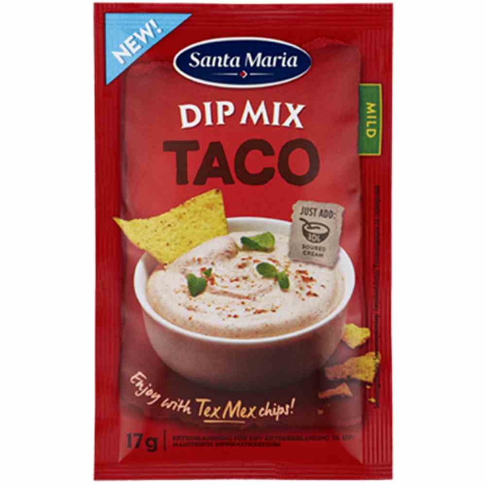 Santa Maria Dip Mix Taco Med N ringsinnhold Oppskrifter Og Informasjon 