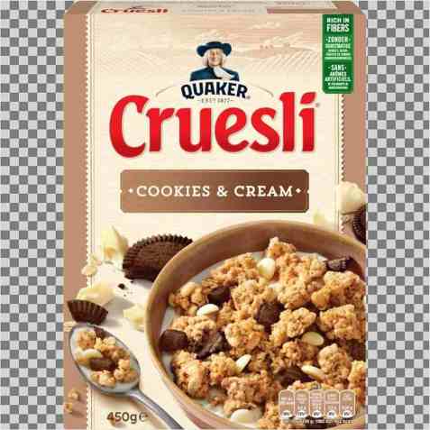 Bilde av Quaker crusli cookies and cream. Bilde av Quaker crusli cookies and cream.