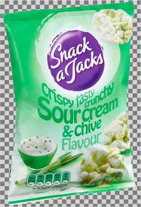 Bilde av Quaker Snack-a-jacks-crispy sour cream and chive.