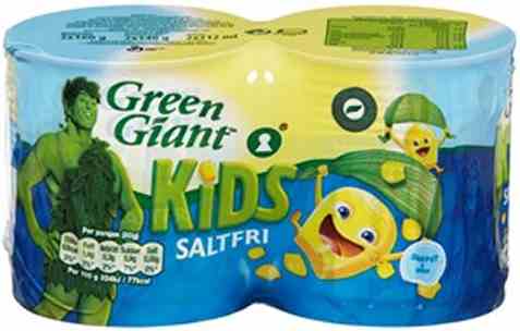 Bilde av Green Giant kids saltfri.