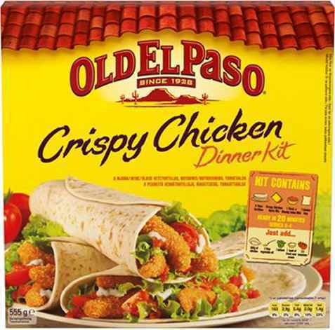 Bilde av Old El Paso Crispy Chicken Dinner Kit. Bilde av Old El Paso Crispy Chicken Dinner Kit.