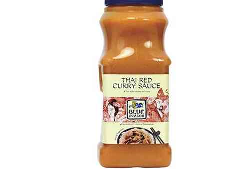 Bilde av Blue Dragon Thai Red Curry saus.