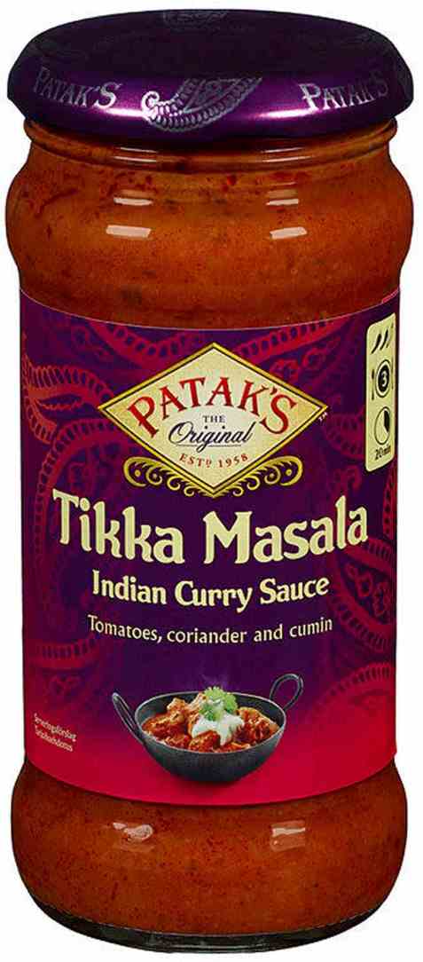 Bilde av Pataks tikka masala sauce. Bilde av Pataks tikka masala sauce.