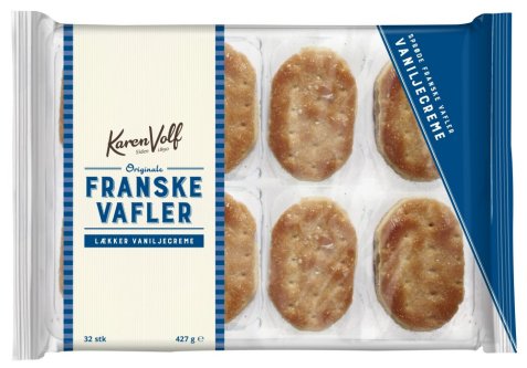 Bilde av Karen Volf Franske vafler med smak av vanilje. Bilde av Karen Volf Franske vafler med smak av vanilje.