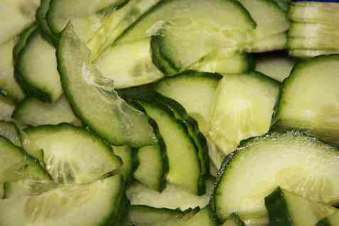 Bilde av Agurksalat. Bilde av Agurksalat.