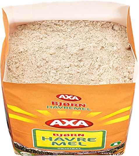 Bilde av Axa Bjørn havremel. Bilde av Axa Bjørn havremel.