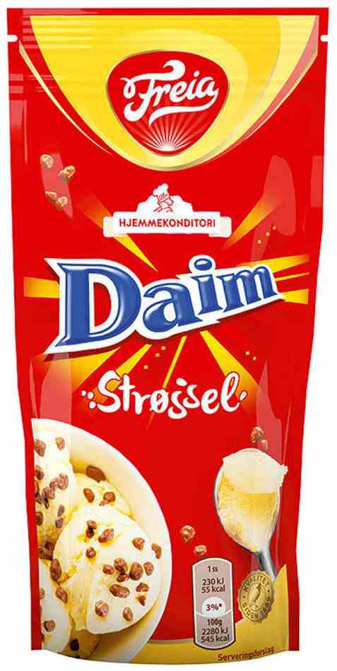 Bilde av Freia Daim strøssel. Bilde av Freia Daim strøssel.
