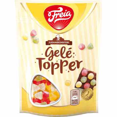 Bilde av Freia geletopper. Bilde av Freia geletopper.