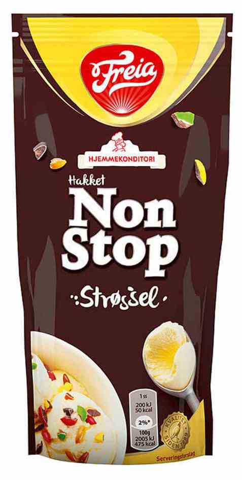 Bilde av Freia nonstop strøssel. Bilde av Freia nonstop strøssel.