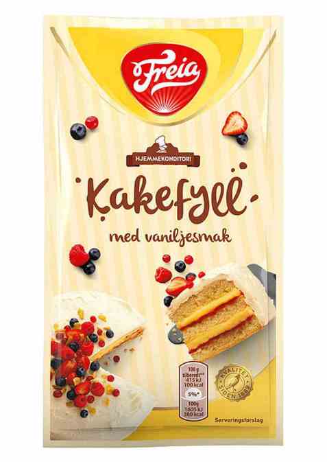 Bilde av Freia kakefyll vanilje.