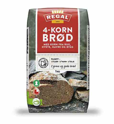 Bilde av Regal 4korn brød. Bilde av Regal 4korn brød.