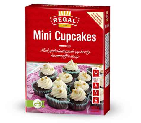 Bilde av Regal cupcakes. Bilde av Regal cupcakes.