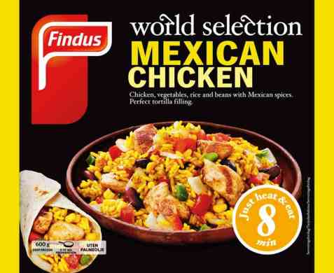 Bilde av Findus Mexican chicken. Bilde av Findus Mexican chicken.