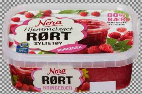 Bilde av Nora Rørte Bringebærsyltetøy. Bilde av Nora Rørte Bringebærsyltetøy.