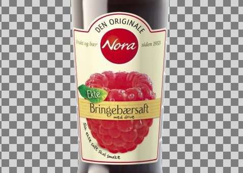Bilde av Nora bringebær og druesaft. Bilde av Nora bringebær og druesaft.