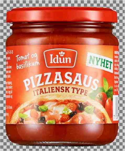 Bilde av Idun pizzasaus italiensk type. Bilde av Idun pizzasaus italiensk type.