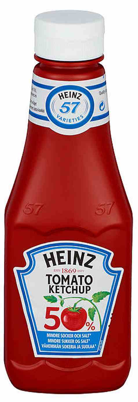 Bilde av Heinz Tomatketchup med mindre sukker og salt.