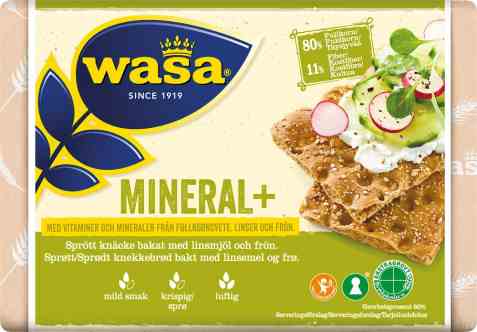 Bilde av Wasa mineral pluss. Bilde av Wasa mineral pluss.