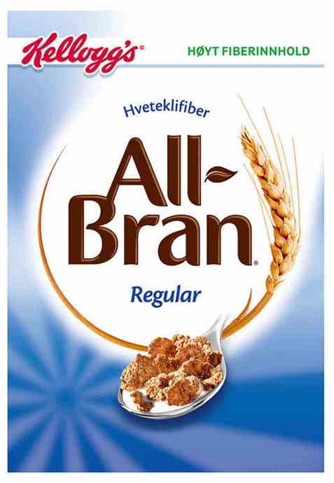 Bilde av Kelloggs all bran regular.